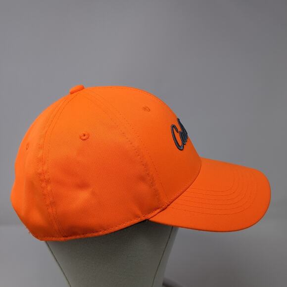 Cabela's Snapback Hat Orange One Size Spell Out Embroidered Adjustable - Picture 5 of 10